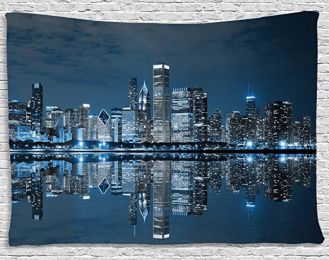 City night tapestry