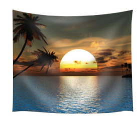 Sunset Beach Tapestry