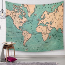 Ocean Currents Map Tapestry