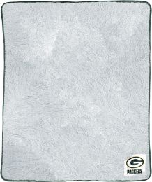 Packers OFFICIAL NFL Two-Tone Sherpa Throw Blanket;  50" x 60"