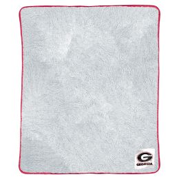 Georgia OFFICIAL NCAA Two-Tone Sherpa Throw Blanket, 50" x 60"