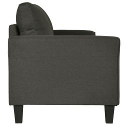 U_STYLE Accent Arm Chair Upholstered Single Sofa ,Dark Grey AL