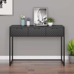 Console Table Anthracite 41.7"x13.8"x29.5" Steel